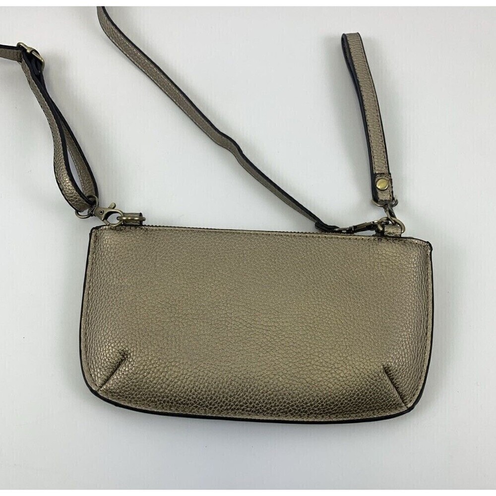 BOGO Joy Susan Mini Crossbody Wristlet Clutch Purse Bag Zip Turn Lock Metallic - Picture 6 of 15